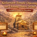 Kedarnath Opening Closing Date