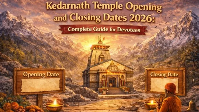Kedarnath Opening Closing Date