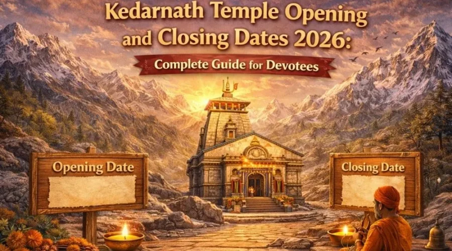 Kedarnath Opening Closing Date