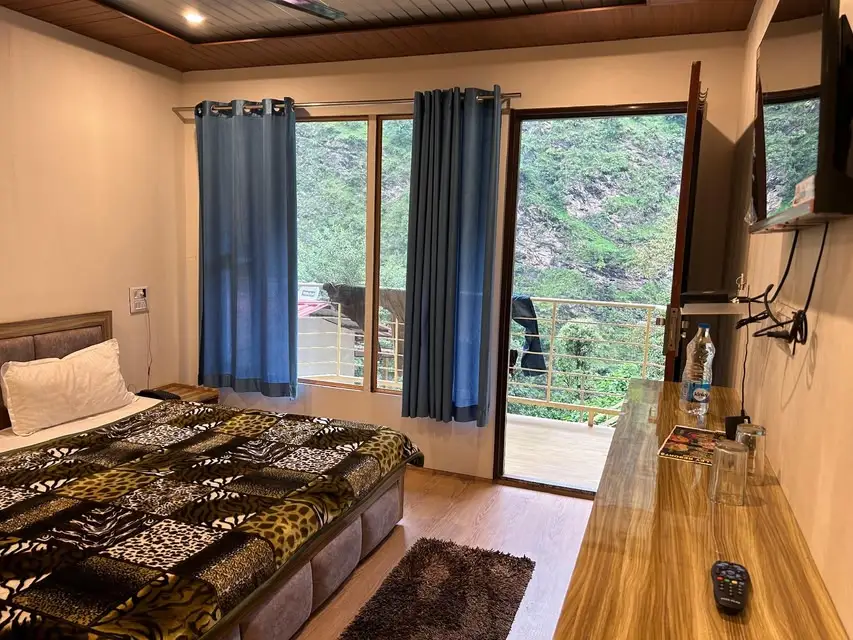 Deluxe Hill View Room at Kedar Valley Resort